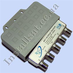 Diseqc switch in protective cover