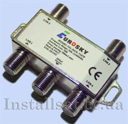 Diseqc switch without protective cover