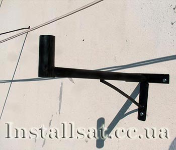 Bracket securely fastened to the wall
