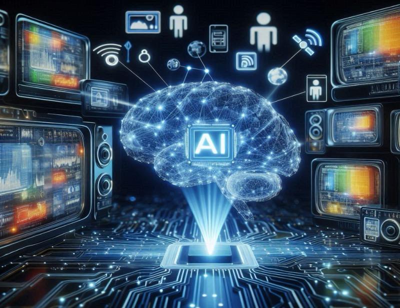 Ілюстрація до статті "AI революціонізує персоналізацію контенту та монетизацію у телемовленні"