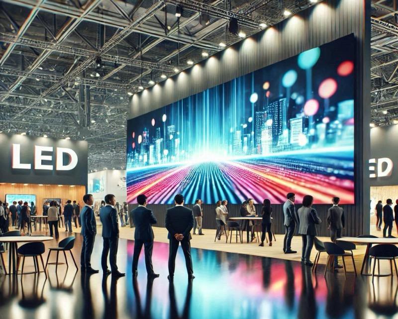 Illustration for the article "Alfalite Showcases Innovative LED Display Solutions at ISE 2025"