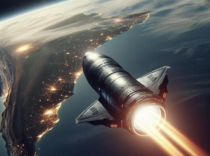 Ілюстрація до статті "Atmos Space Cargo оголосила про успіх першого польоту зворотного апарату Phoenix"