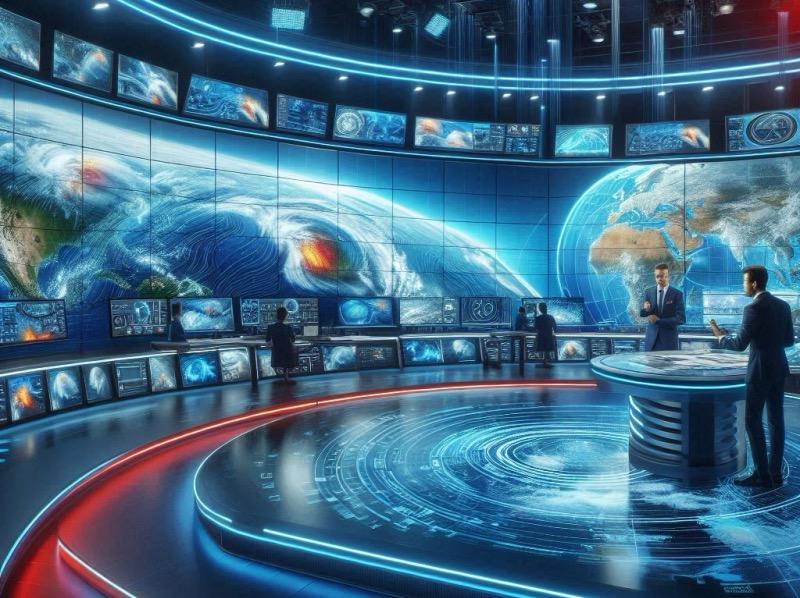 Ілюстрація до статті "Новий віртуальний центр екстремальної погоди CNN: поєднання реалізму та гнучкості"