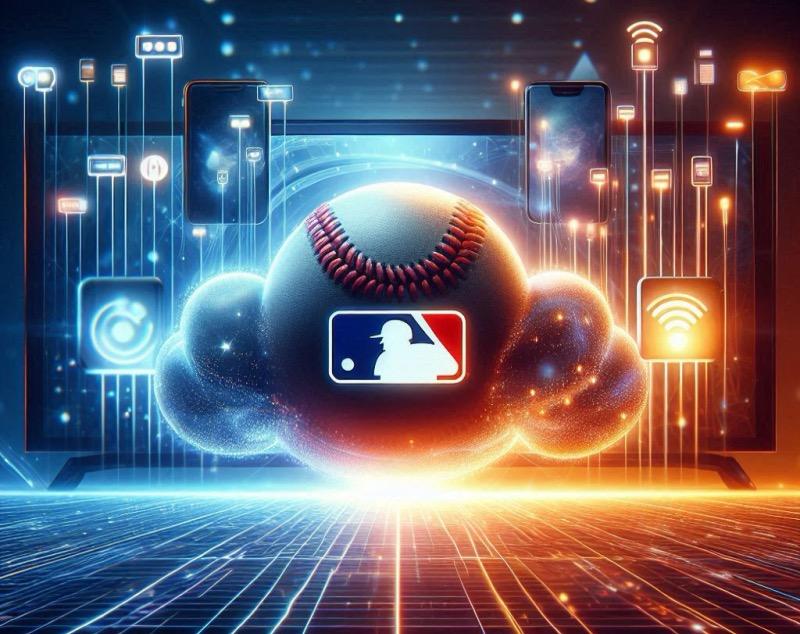 Illustration for the article "ESPN Ends Major League Baseball Broadcast Rights Deal After 2025"