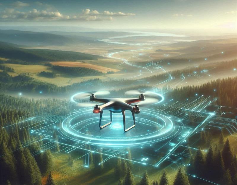 Illustration for the article "gNext and LiveU Partner to Revolutionize Remote Data Collection with AI-Driven Photogrammetry"