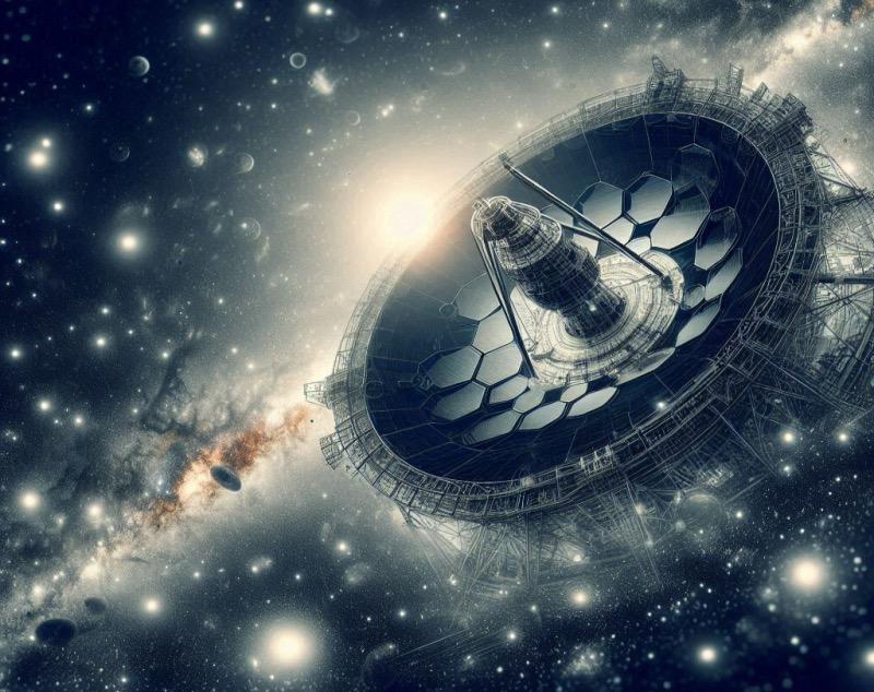 Ілюстрація до статті "Космічний телескоп Джеймса Вебба стикається з потенційною нестачею фінансування"