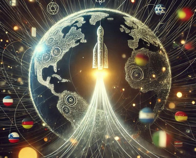 Ілюстрація до статті "Ліхтенштейн приєднується до Артемісних угод, посилюючи глобальну космічну співпрацю"