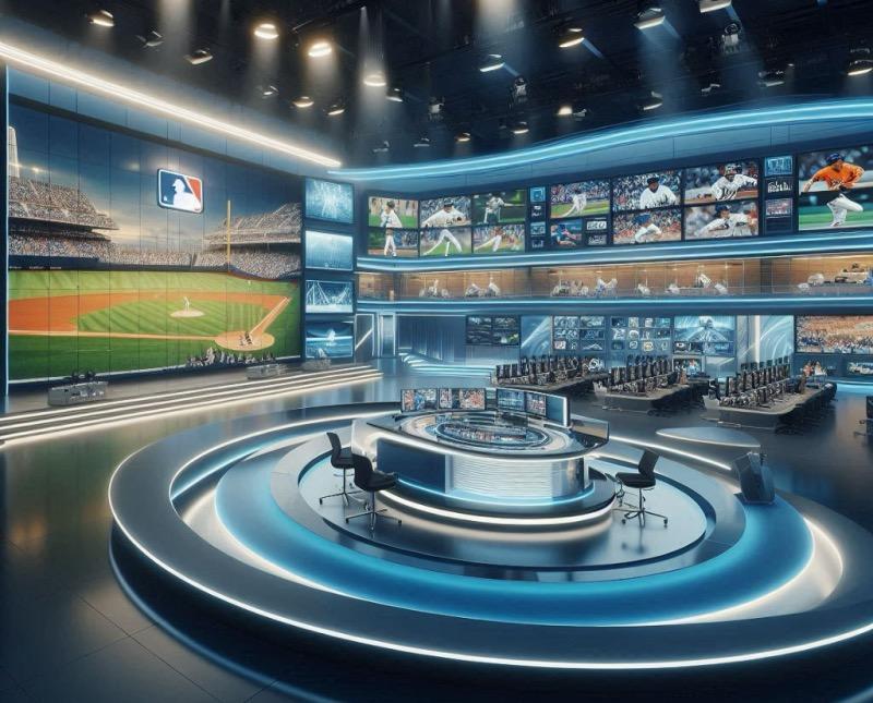 Ілюстрація до статті "MLB Network переїжджає до нового сучасного телевізійного центру"