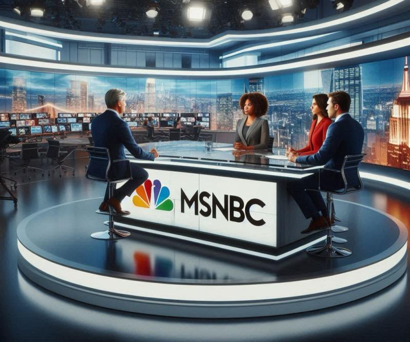 Ілюстрація до статті "MSNBC скасовує щоденне шоу Джой Рейд на тлі падіння рейтингу та реструктуризації мережі"