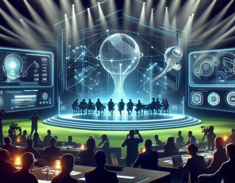 Ілюстрація до статті "NAB Show 2025: Майбутнє спортивних медіа у фокусі"