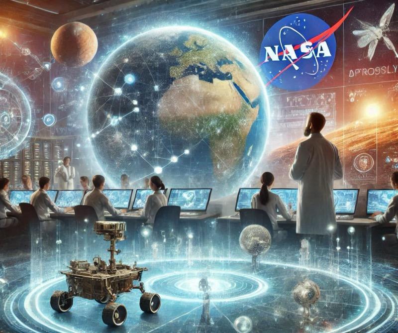 Illustration for the article "NASA Astrophysics and Planetary Science Divisions See Leadership Changes"