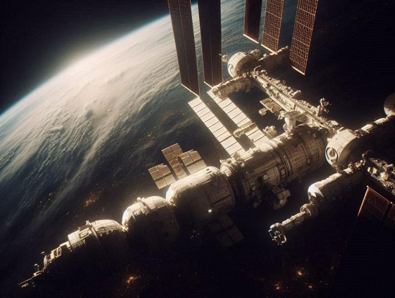 Ілюстрація до статті "Панель безпеки NASA висловлює занепокоєння щодо старіння Міжнародної космічної станції"