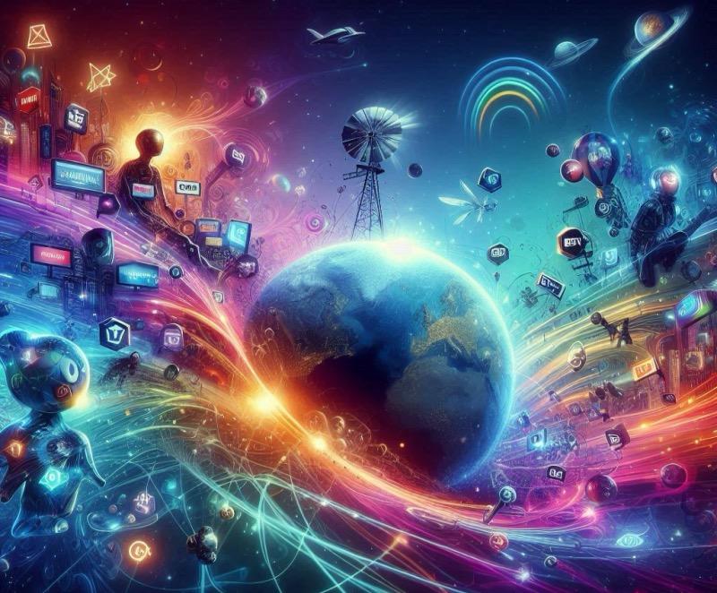 Illustration for the article "Paramount Global and Comcast Extend Partnership for Content Distribution"