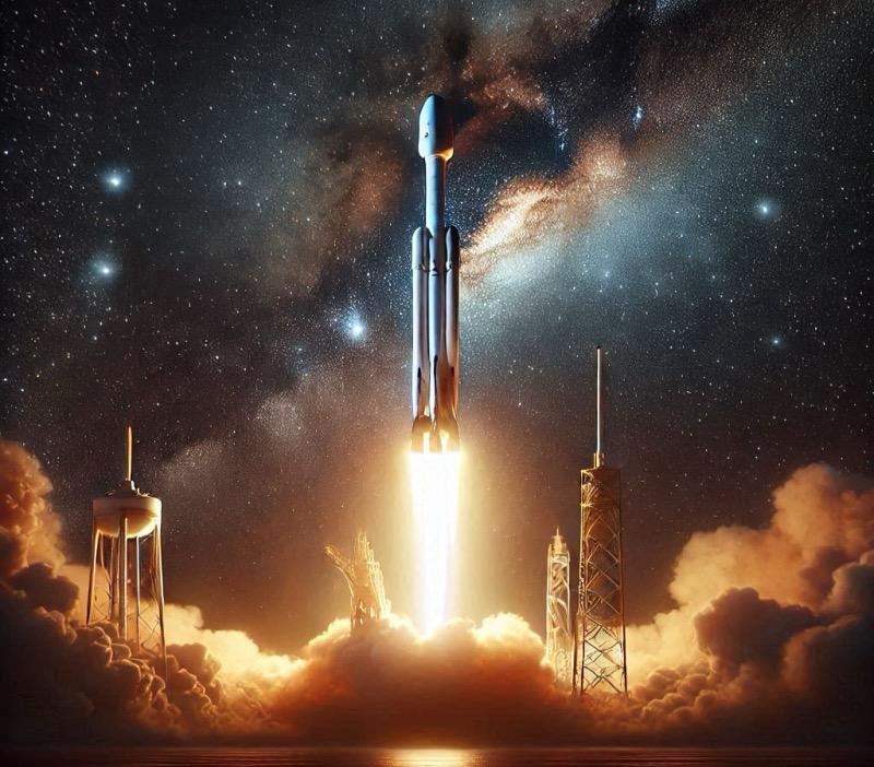 Ілюстрація до статті "Швидка реакція: запуск GPS-супутника SpaceX Falcon 9 встановив рекорд"