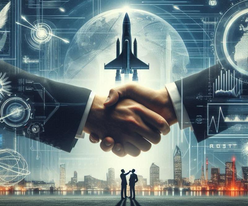 Ілюстрація до статті "Rocket Lab придбає Mynaric за $150 мільйонів, розширюючи свої можливості в галузі супутникового зв’язку"