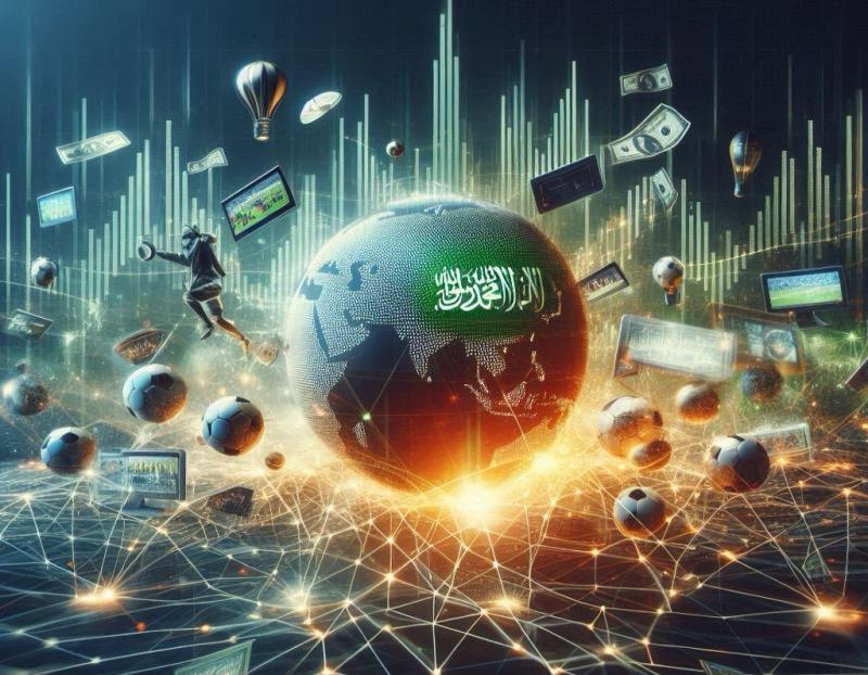 Illustration for the article "Saudi Investment Boosts DAZN's Global Sports Streaming Ambitions"