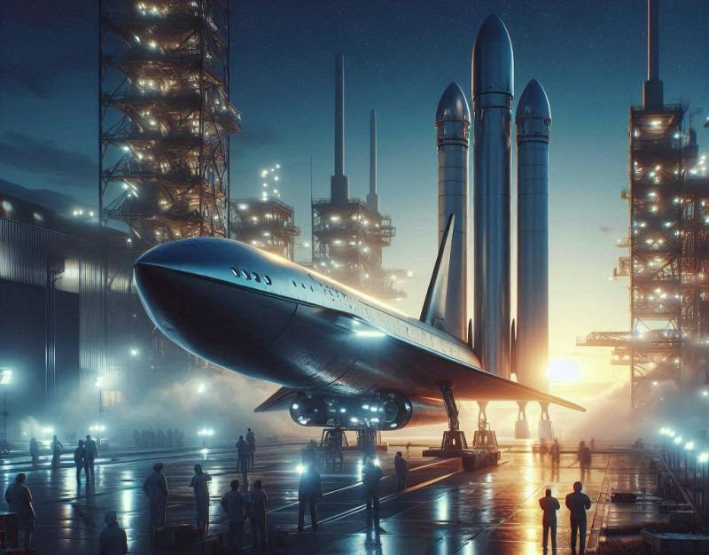 Ілюстрація до статті "SpaceX скасував запуск Starship через проблеми з відліком"