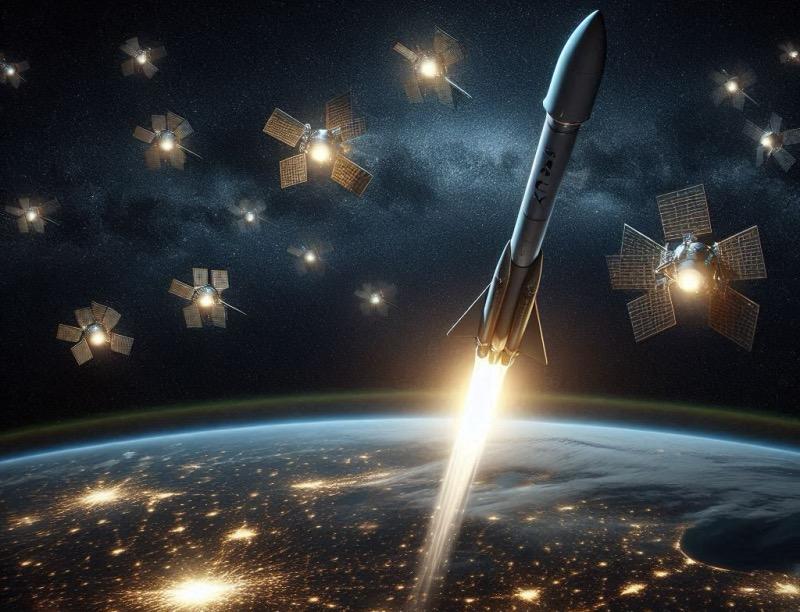 Ілюстрація до статті "Місія SpaceX Transporter-13: благо та прокляття для галузі малих супутників"