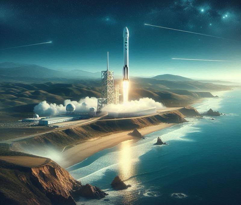 Ілюстрація до статті "Розширення запуску SpaceX з Ванденберга стикається з екологічною перевіркою"