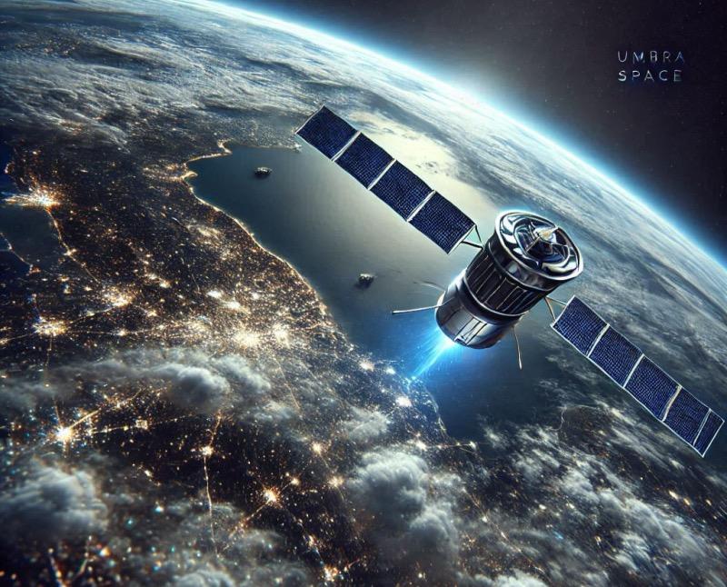 Ілюстрація до статті "Umbra Space продовжує контракт з NRO на використання супутникової технології SAR"