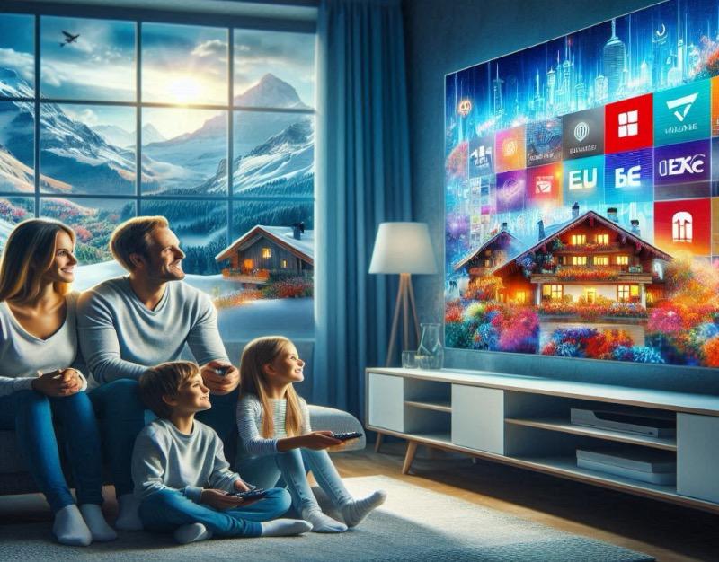 Illustration for the article "Zattoo Home Expands Nationwide in Switzerland"