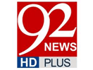 Logo of the channel "92 News HD Plus"