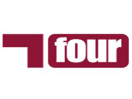 Logo of the channel "Alkass Four"