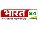 Логотип каналу "Bharat 24 Vision of New India"