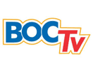 Logo of the channel "BOC TV"