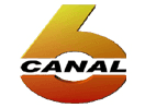 Logo of the channel "Canal 6 Honduras"