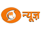 Logo of the channel "DD News"