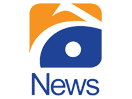 Logo of the channel "Geo News"