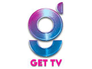 Logo of the channel "GET TV"