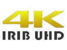 Logo of the channel "IRIB UHD 4K"