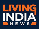 Logo of the channel "Living India News"