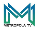 Logo of the channel "Metropola TV"