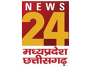 Логотип каналу "News 24 MP & Chhattisgarh"