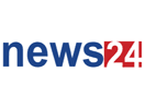 Logo of the channel "News 24 Nepal"
