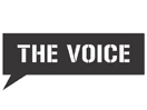 Logo of the channel "New Voice TV"