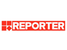 Logo of the channel "Reporter TV"