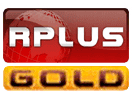 Логотип каналу "R Plus Gold"
