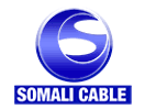 Logo of the channel "Somali Cable"