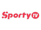 Logo of the channel "Sporty TV"
