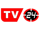 Logo of the channel "TV 24 India"