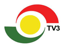 Logo of the channel "TV 3 Ghana"