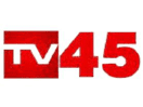 Logo of the channel "TV 45 India"