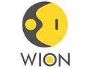 Logo of the channel "WION"